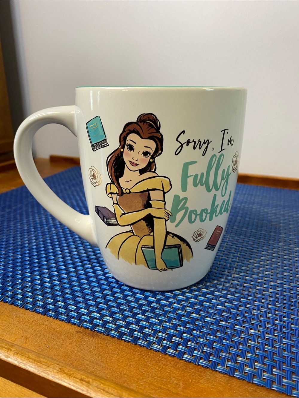 Disney Belle 25 oz. mug, “Sorry, I’m fully booked” - Picture 2 of 4